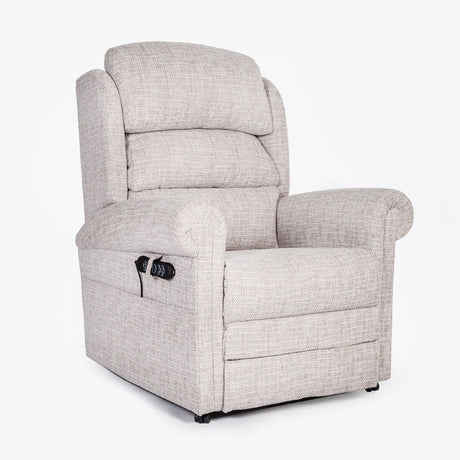 Cullingworth Waterfall Backrest Beige Fabric -Ex Demo