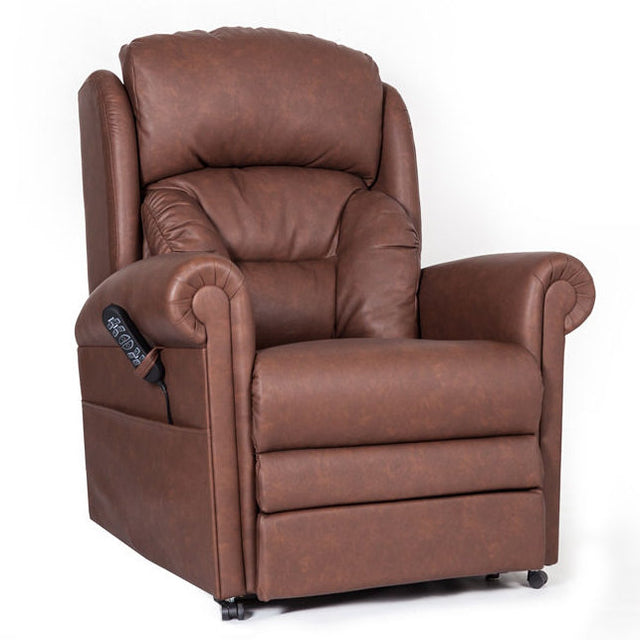 Cullingworth Lateral Back Tan faux leather - Ex Demo