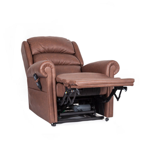 Cullingworth Waterfall Back Tan faux leather Demo