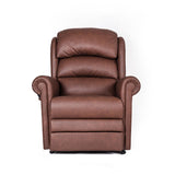 Cullingworth Waterfall Back Tan faux leather Demo