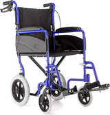 Dash Express Attendant controlled wheelchair blue