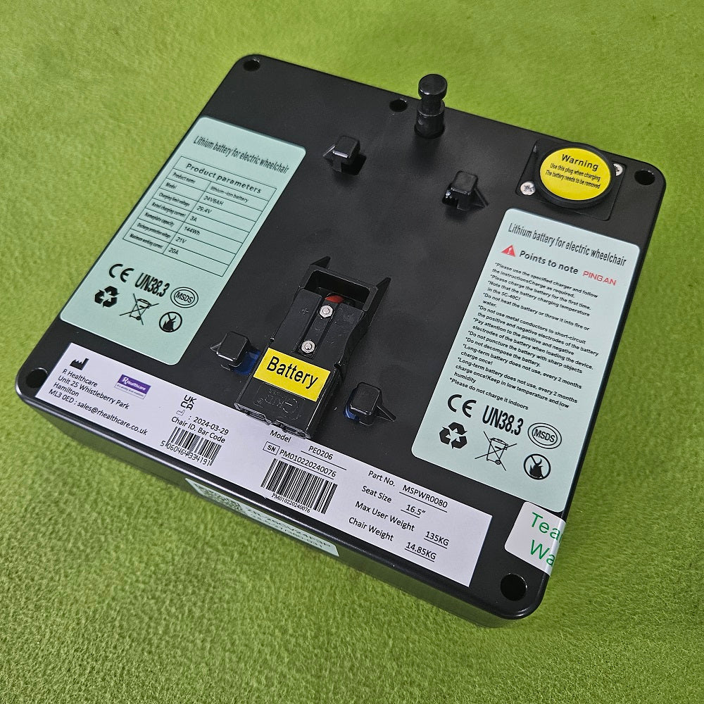 Replacement spare battery for Dashi Carbon Powerchair