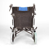 Extra wide 20" seat deluxe transit wheelchair ECTR02-20