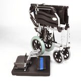 Deluxe attendant  narrow wheelchair ECTR02-16