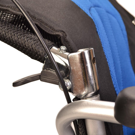 Deluxe attendant  narrow wheelchair ECTR02-16