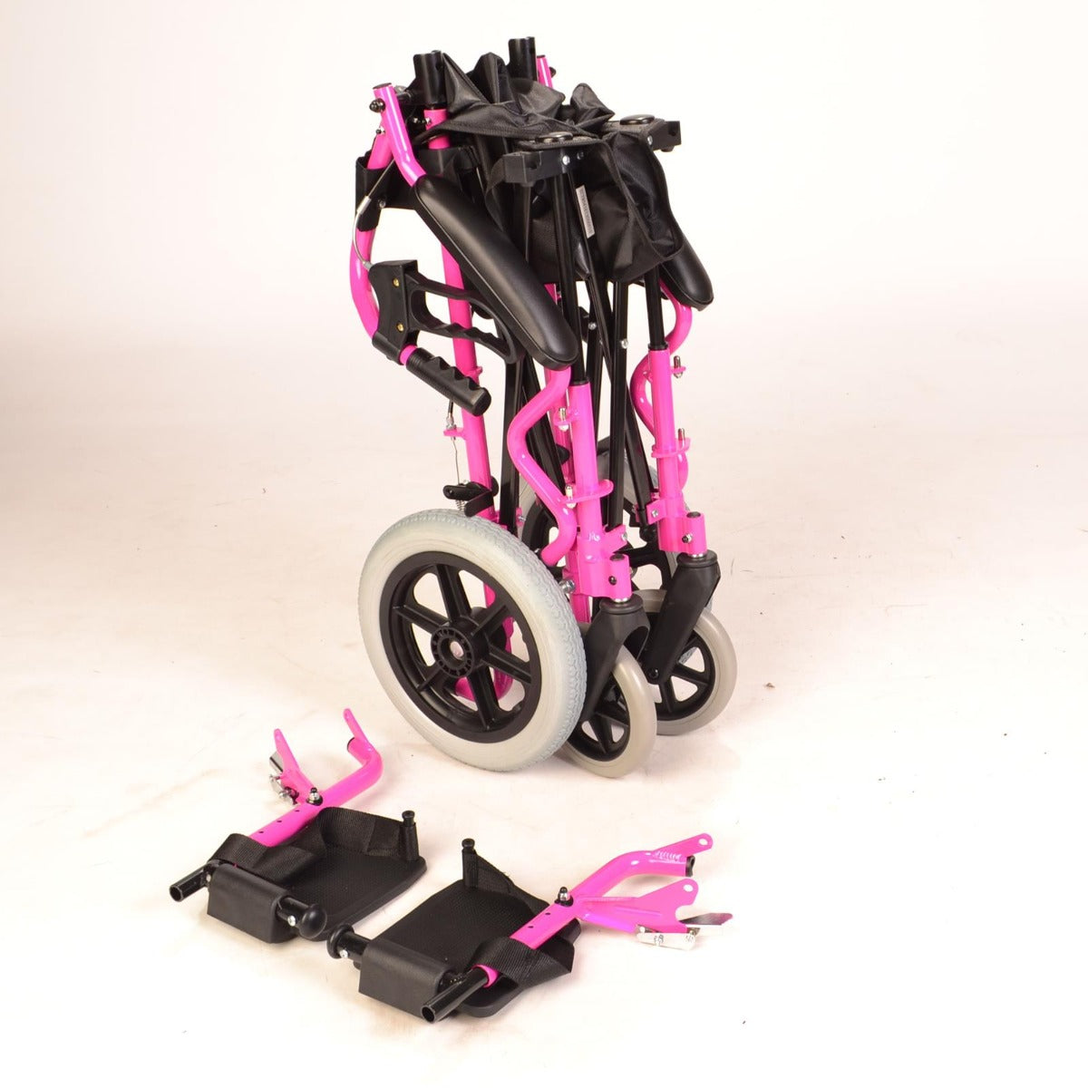 Pink Wheelchair in a Bag - All together