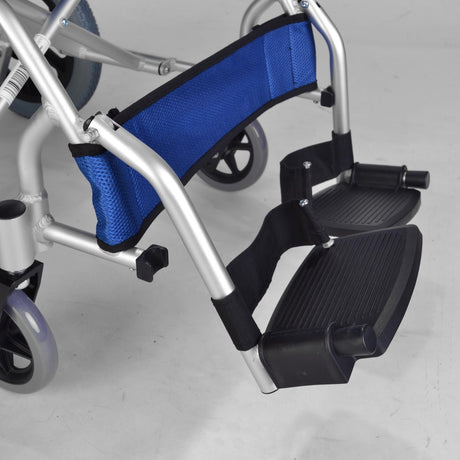 Lightweight Folding Compact Wheelchair - Footrests