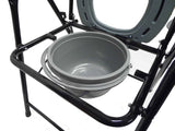 Lightweight Folding Commode Chair - Open