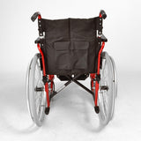 Lightweight Self Propel Wheelchair Red - Rear View