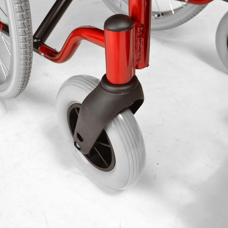Lightweight Self Propel Wheelchair Red - Small Wheels