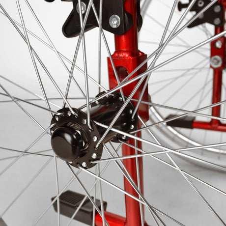 Lightweight Self Propel Wheelchair Red - Wheel Frames