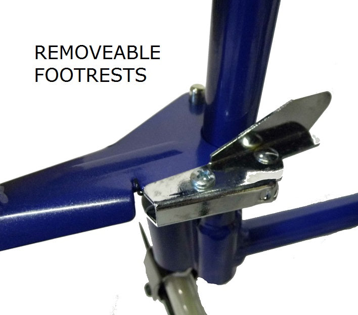 Lightweight Folding Wheelchair - Removeable Footrests