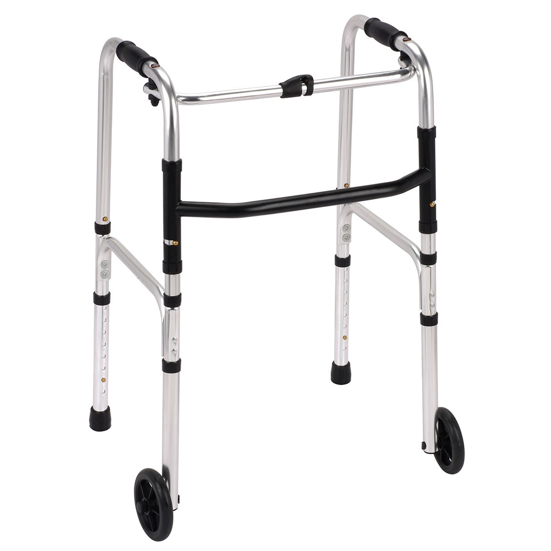 Folding walking frame wheels zimmer