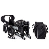 X Cruise Folding lightweight compact rollator - Silver