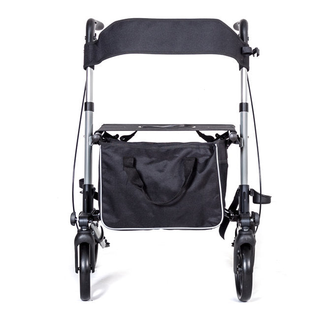 X Cruise Folding lightweight compact rollator - Silver