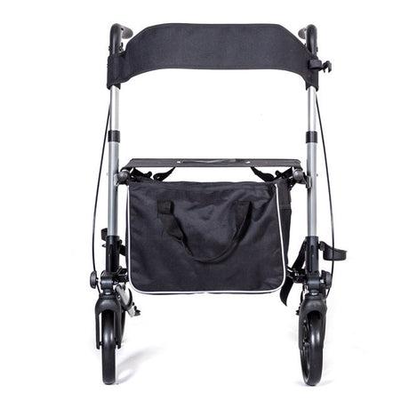 X Cruise Folding lightweight compact rollator - Silver