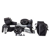 X Cruise Folding lightweight compact rollator - Silver