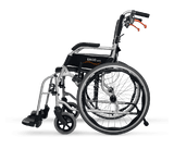 Karma Ergo Lite 2 Tall Self Propel Ultra Lightweight Folding Wheelchair - Crash Tested