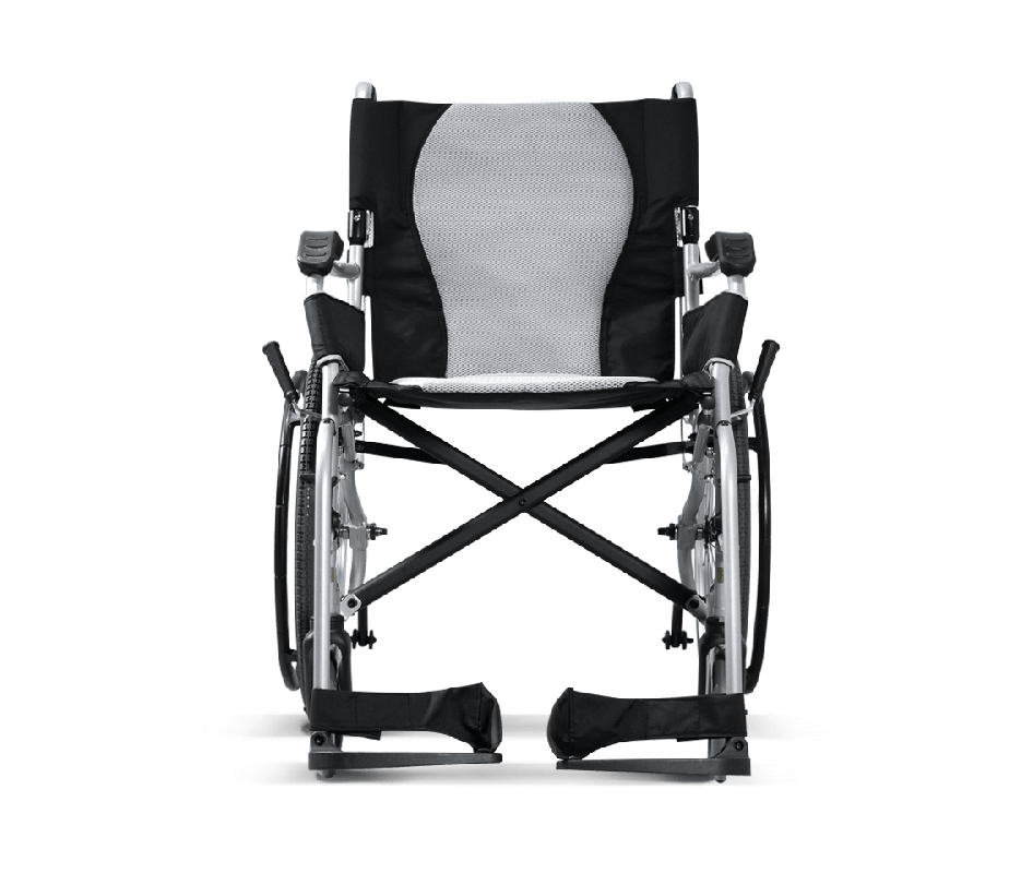 Karma Ergo Lite 2 Tall Self Propel Ultra Lightweight Folding Wheelchair - Crash Tested