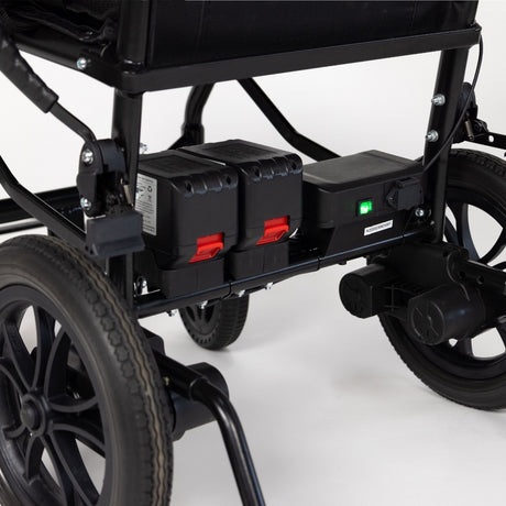 Ezi Fold Traveller Lightweight Powerchair with Dual Controls Only 15kg