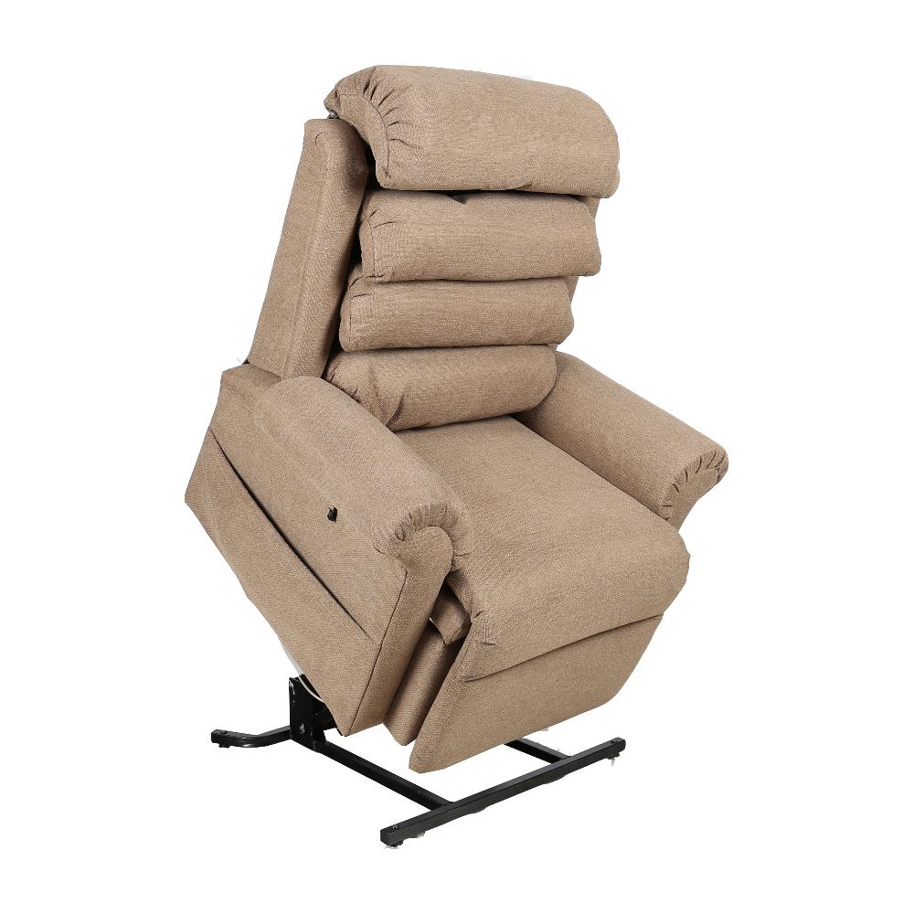 Pride 670 Fawn Dual Motor Rise Recline Armchair