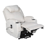 Cavendish Dual Motor Rise and Recline Chair-Cream