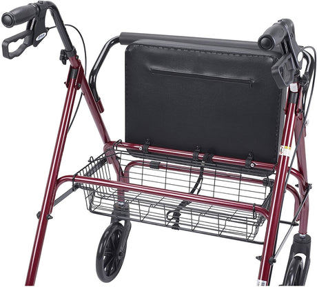 Heavy Duty Rollator/Bariatric Walking Frame - Takes up to 28 Stone user weight