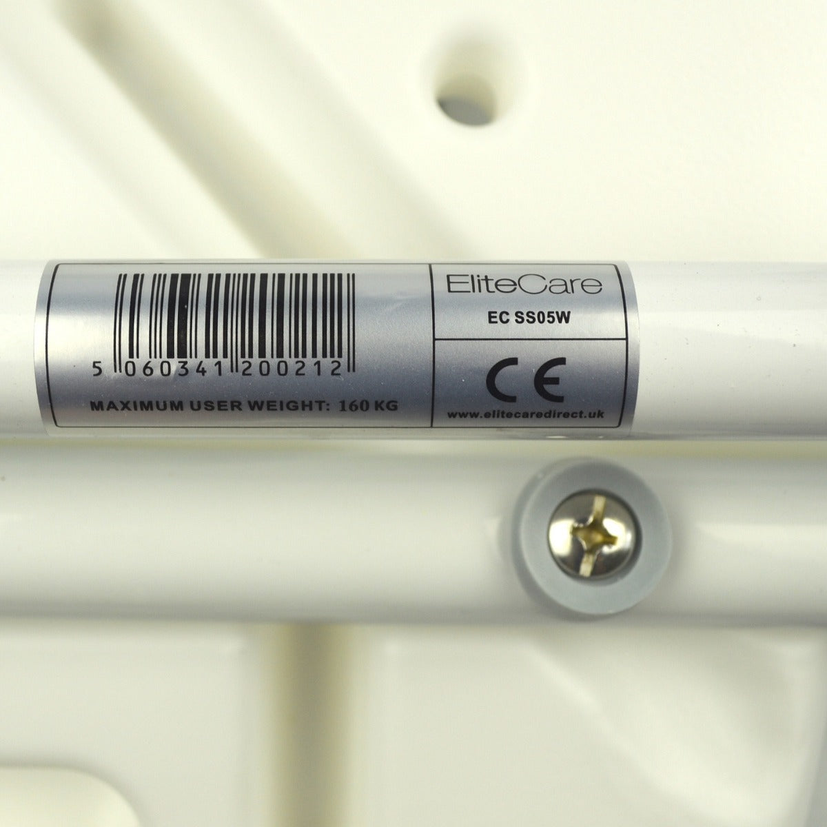 Wall Mounted Fold down Shower Seat - Label 