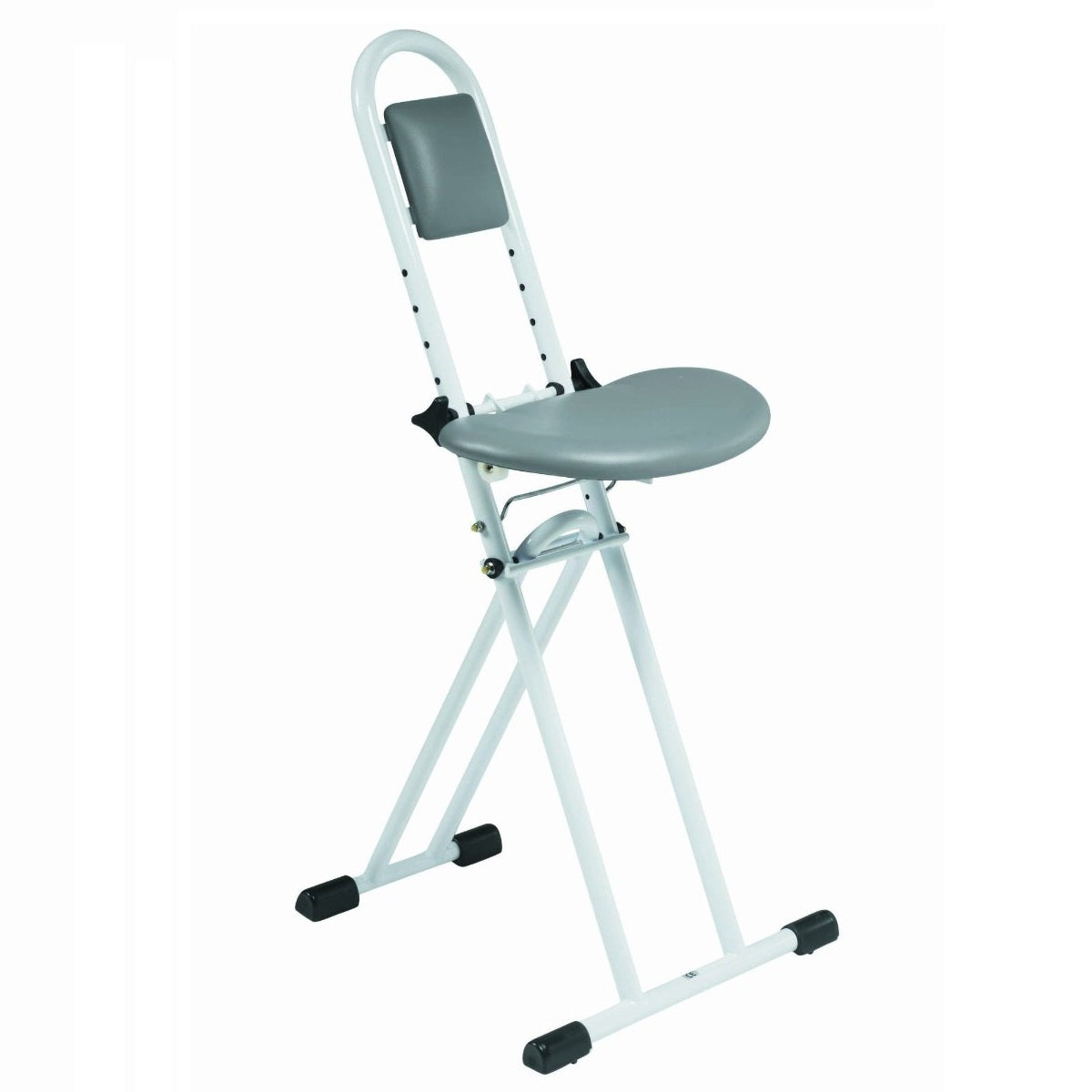 Folding perching stool