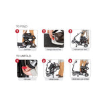 Quest Lightweight Folding Mobility Scooter - Diagram