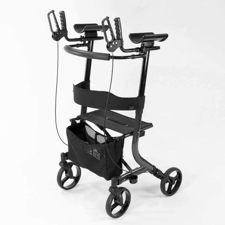 Forearm rollator walker with adjustable arm supports