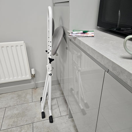 Folding perching stool