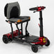 Monarch Genie Fully Folding Compact Mobility Scooter - 16kgs-Red