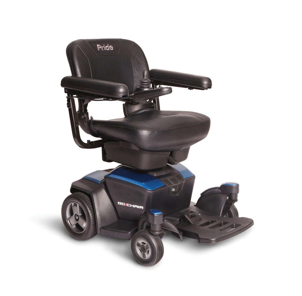 Pride Go Chair Portable Electric Wheelchair-Blue