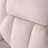 Hainworth Riser Recliner Chair with Heat and Massage - Beige - Cushion