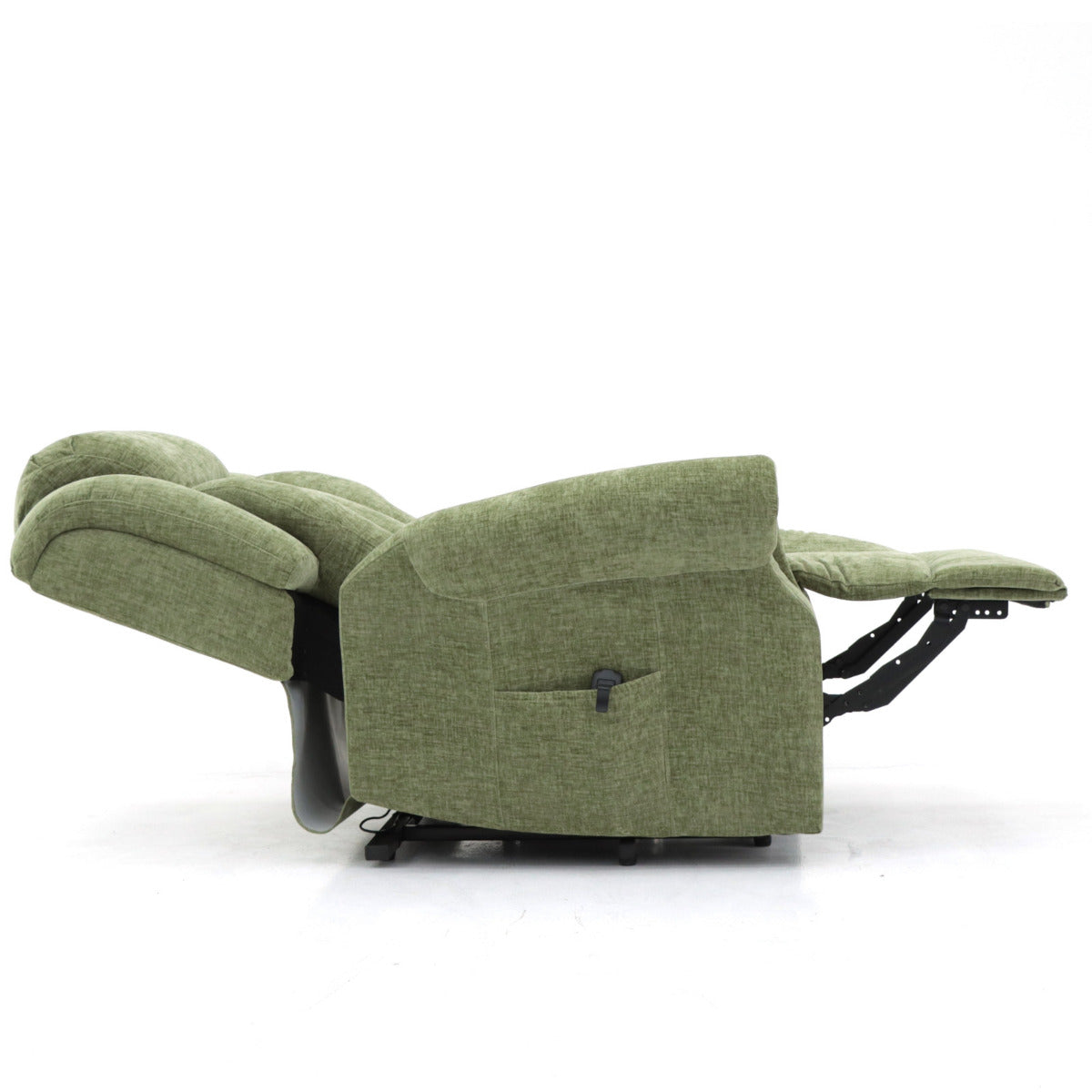 Hainworth Dual Motor rise and recliner chair with heat and massage in Fabric