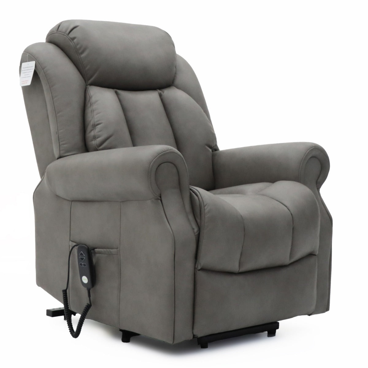 Hainworth Dual Motor Rise and Recliner Chair with Heat and Massage-Grey