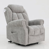 Hainworth Fabric Dual Motor Rise and Recliner Chair with Heat and Massage - Ex Demo