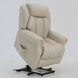 Hainworth Dual Motor Rise and Recliner Chair with Heat and Massage - Ex Demo-Cream
