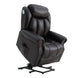 Hainworth Dual Motor Rise and Recliner Chair with Heat and Massage - Ex Demo-Brown