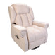 Hainworth Dual Motor Rise and Recliner Chair with Heat and Massage-Beige Fabric-Beige
