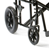 Bariatric Steel Transport Chair Extra Wide Seat Heavy Duty Wheelchair BTR22