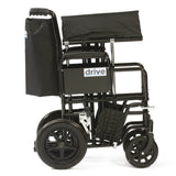 Bariatric Steel Transport Chair Extra Wide Seat Heavy Duty Wheelchair BTR22