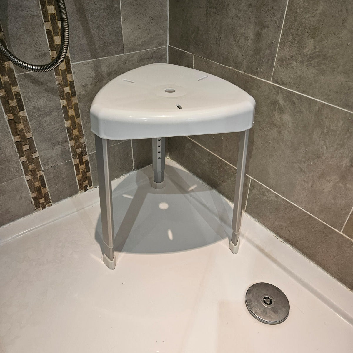 Heavy Duty Corner Shower Stool