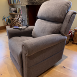Highfield 4 motor fabric riser recliner chair - powered head and lumbar