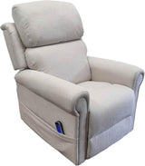 Highfield 4 motor fabric riser recliner chair - powered head and lumbar