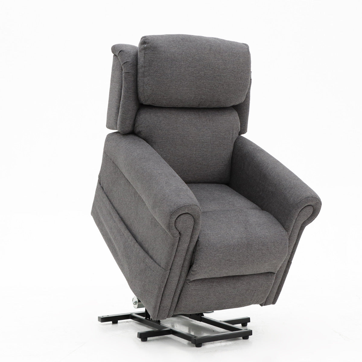 Highfield Petite 4 Motor fabric riser recliner chair - Grey - Ex Demo