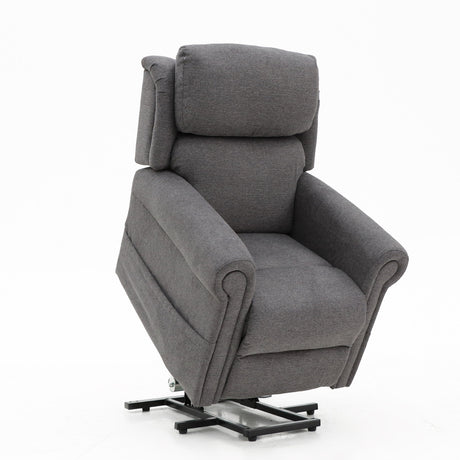 Highfield Petite 4 Motor fabric riser recliner chair - Grey - Ex Demo