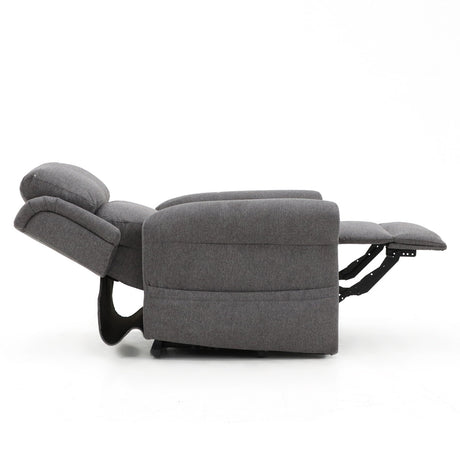 Highfield 4 motor fabric riser recliner chair - powered head and lumbar