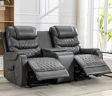 Hebden Riser recliner sofa with centre console - Ex Demo